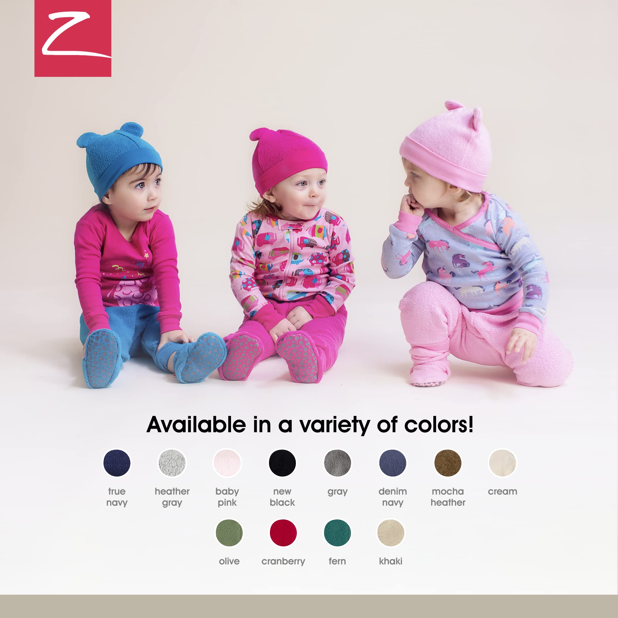 Zutano Unisex Baby Fleece Hat - Warm Winter Infant Cap for Boys & Girls | Soft Cold-Weather Baby Accessory | Perfect for Outdoor Play, Stroller Walks & Snowy Adventures