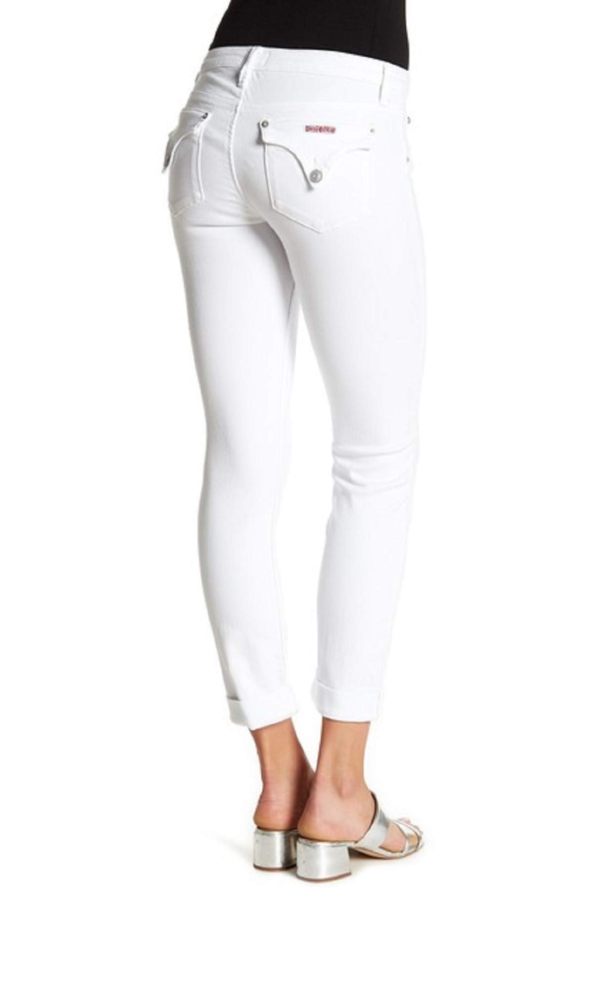 HUDSON Women's Bacara Crop Straight Cuff Jeans - Size 29 | High-Quality Denim Pants for Casual Wear & Everyday Outfits | Perfect for Work, Date Night & Weekend Looks