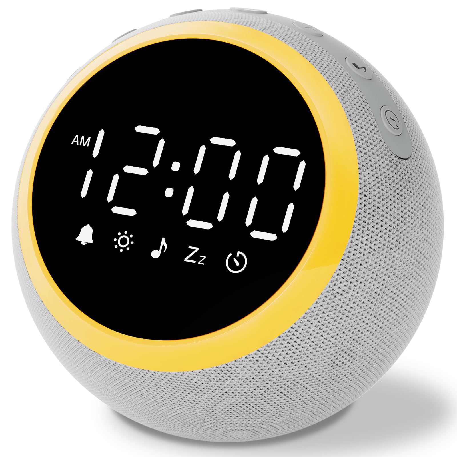 Rohent White Noise Sound Machine with Nightlight & Alarm Clock - 25 Soothing Natural Sounds, Adjustable Volume & Timer - Sleep Aid for Babies, Kids & Adults - Perfect for Nursery, Office, Meditation & Better Sleep