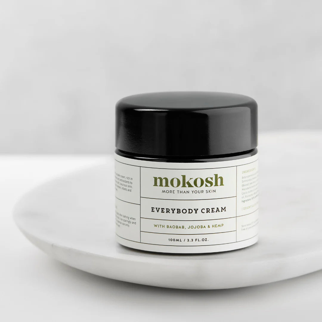 Mokosh Organic Everybody Cream 100ml - Hydrating & Nourishing Face & Body Moisturizer for All Skin Types | Perfect for Daily Skincare & Dry Skin Relief