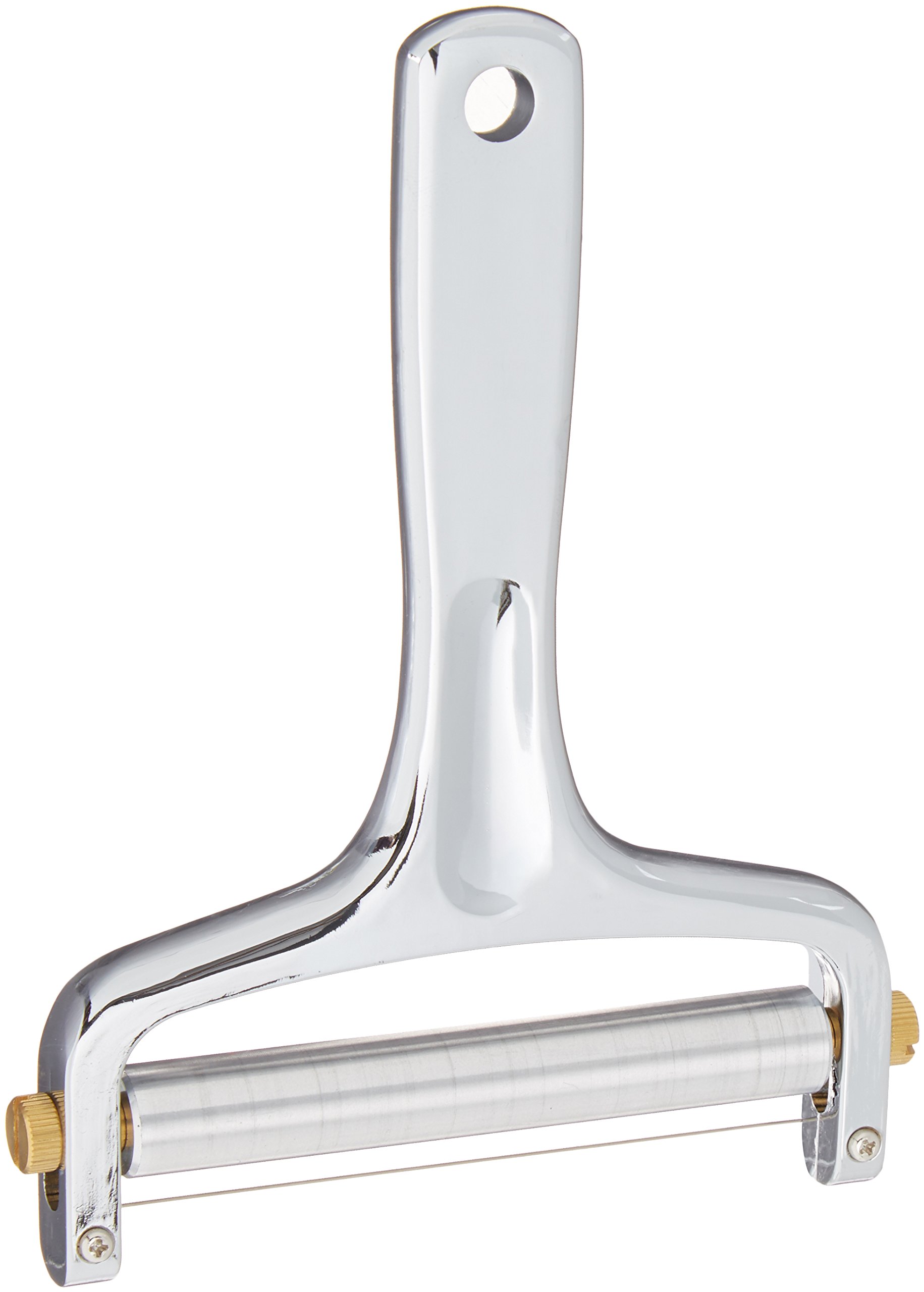 Norpro Adjustable Cheese Slicer - Stainless Steel Wire Cheese Cutter with Ergonomic Handle for Perfect Cheese Slices - Ideal for Kitchen, Charcuterie Boards & Party Platters
