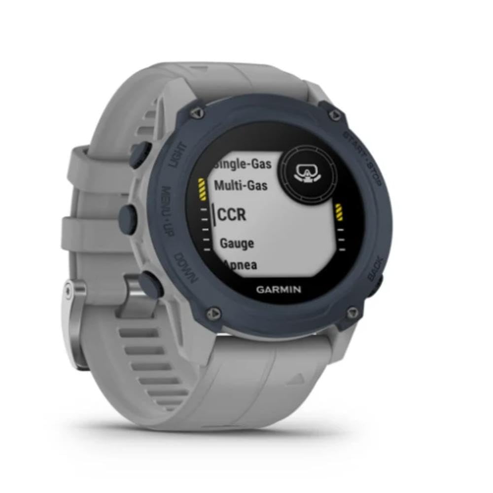 Garmin Descent G1 Dive Computer - Rugged Multisport GPS Watch with Multiple Dive Modes, Activity Tracking & Smart Notifications (Powder Gray) - Perfect for Scuba Diving, Snorkeling & Outdoor Adventures