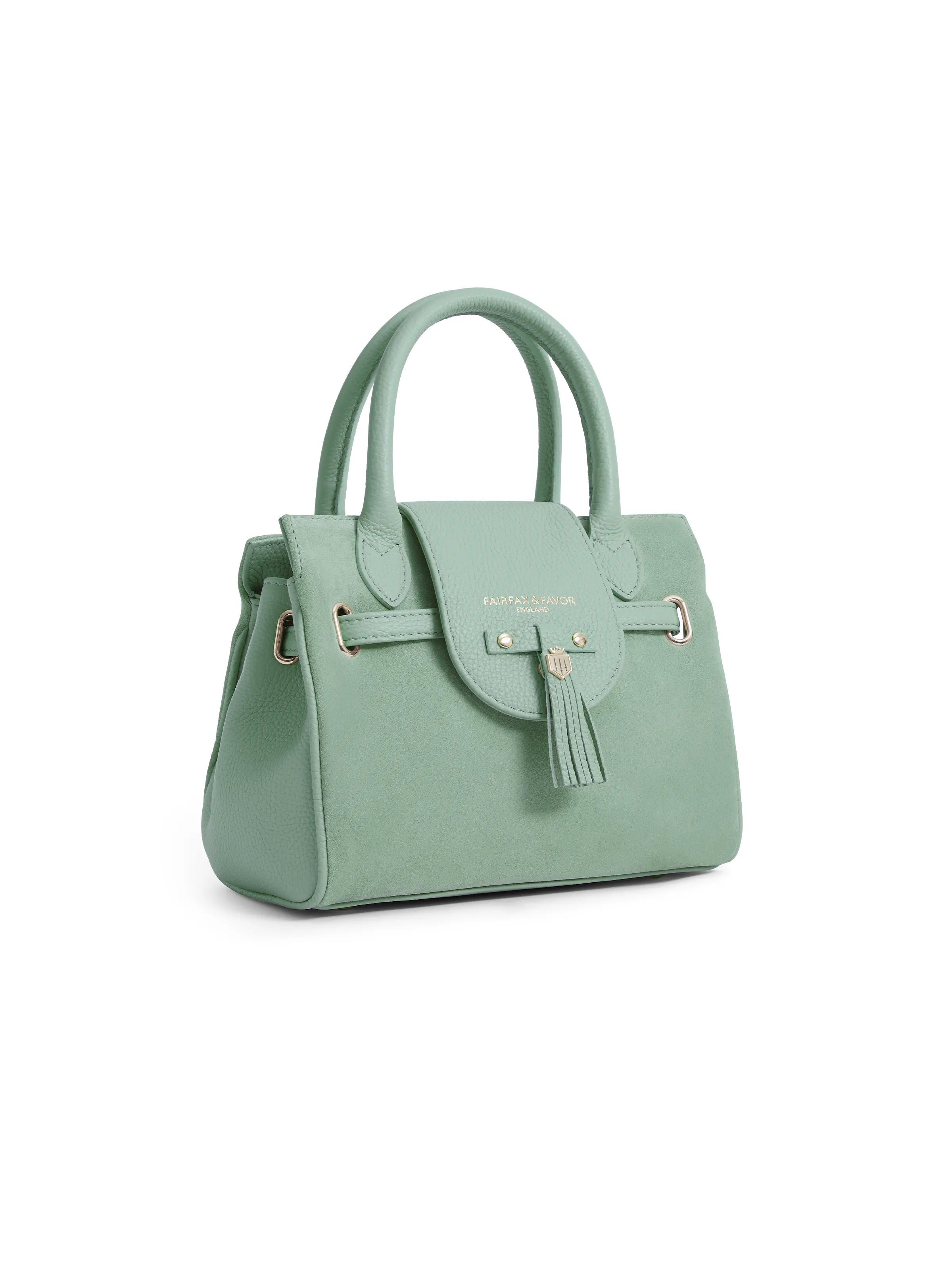 Mini Windsor Handbag in Mint Green - Elegant Crossbody Purse for Women, Perfect for Work, Travel & Everyday Use