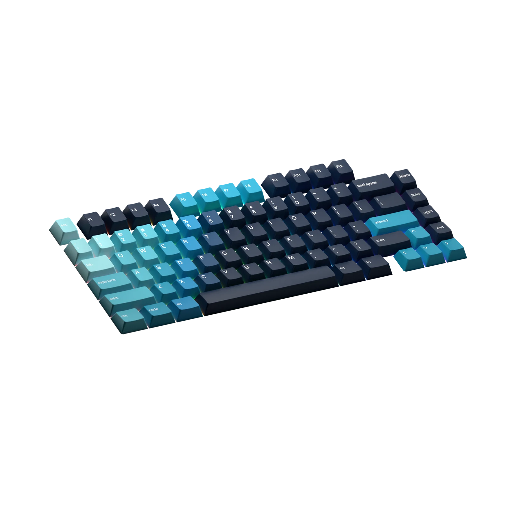 Celestial Ice Keycaps for Mechanical Keyboards - Custom Cherry MX Switches - Gaming & Typing Enhancer for PC & Mac - Perfect for Gamers, Programmers & Office Work