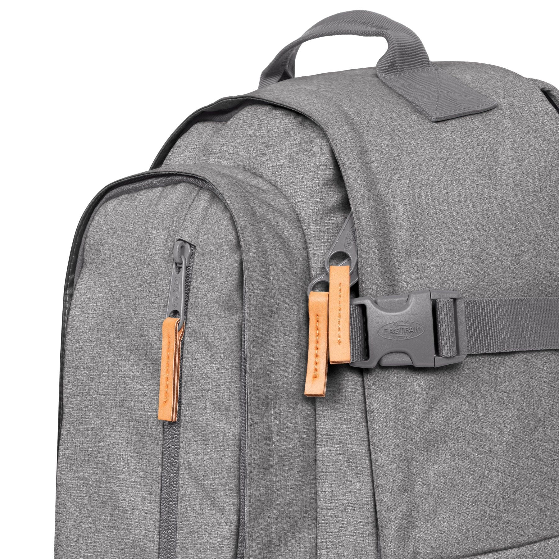 Eastpak Smallker CS Backpack - Sunday Grey | Durable & Stylish School & Travel Backpack for Students & Professionals | Perfect for Work, College & Daily Commute