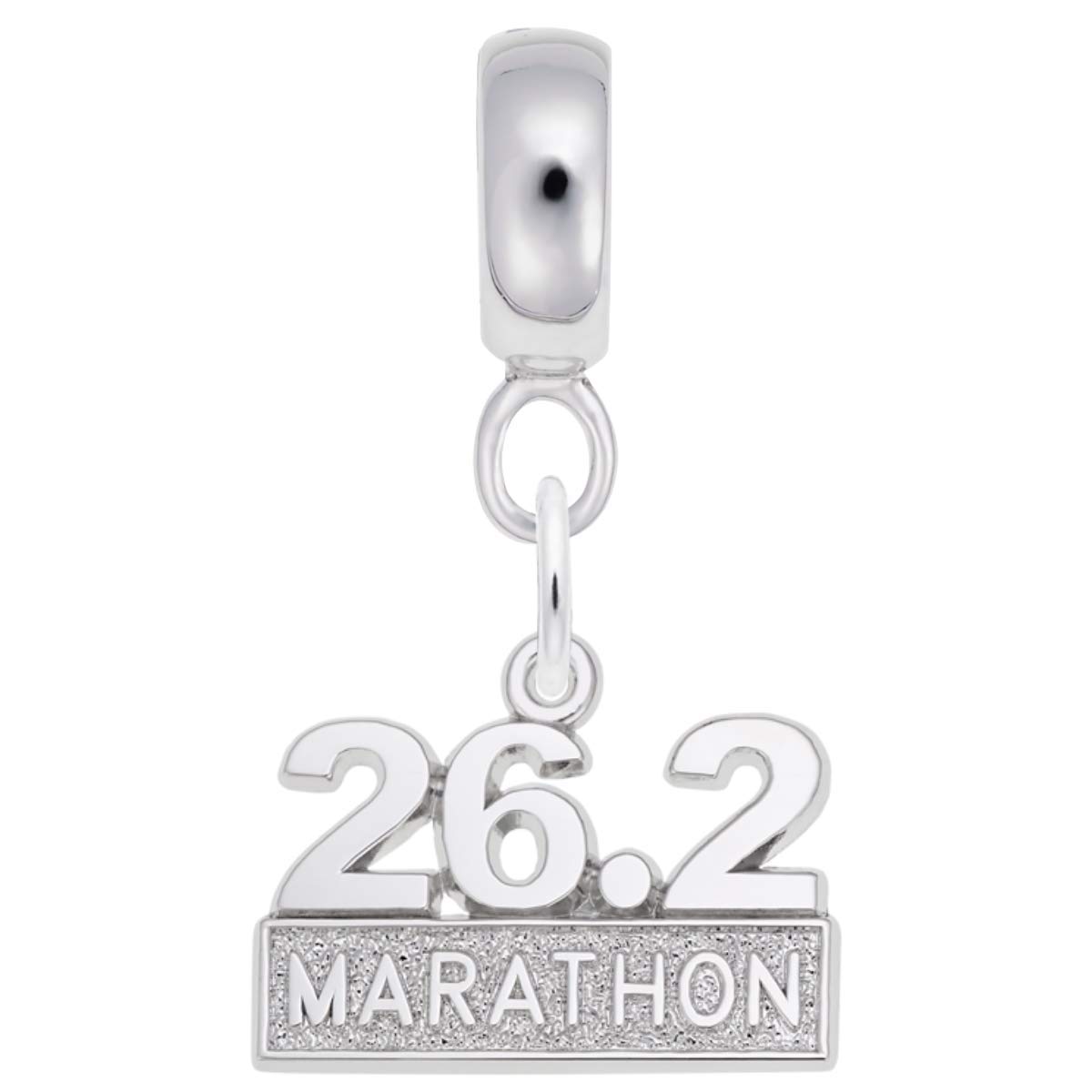 Marathon Charm Dangle Beads for Bracelets & Necklaces - Jewelry Making Supplies for DIY Crafting, Gifts & Special Occasions