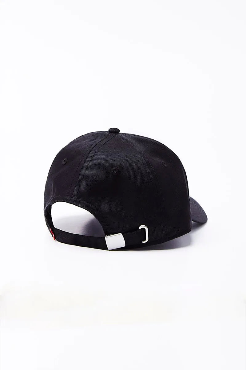 Levi's Men's Structured Curved Brim Baseball Cap - White & Black | Stylish & Comfortable for Outdoor Sports, Casual Wear & Daily Use