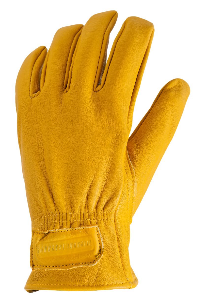 True Grip 9353 Premium Napa Leather Work Gloves for Men - Large Size, Durable & Comfortable for Construction, Landscaping, and DIY Projects