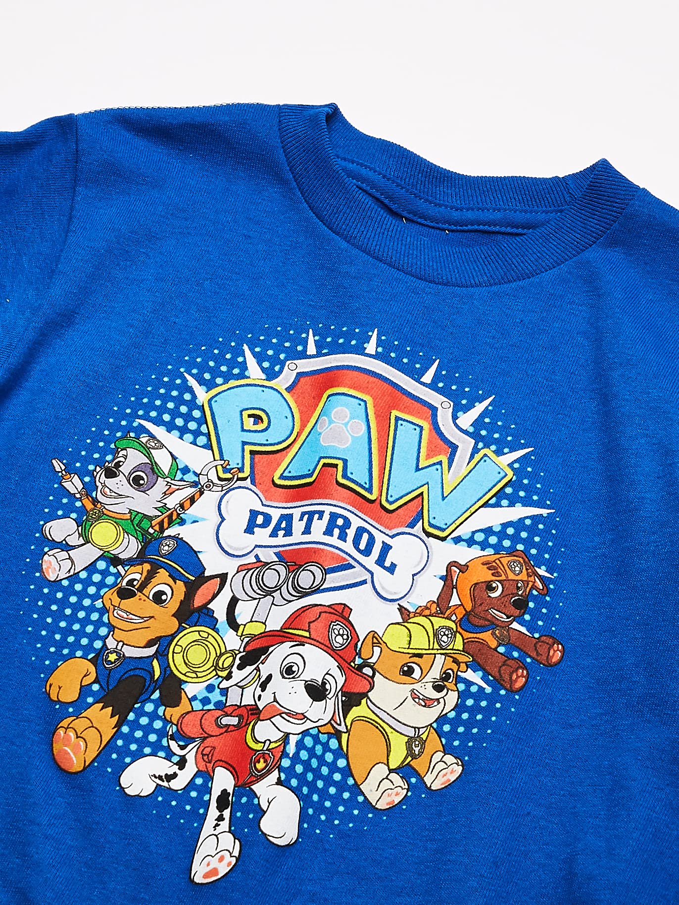Paw Patrol Boys' 3-Pack T-Shirts | Nickelodeon Official Merchandise | Kids' Cartoon Character Tees for School, Play & Everyday Wear