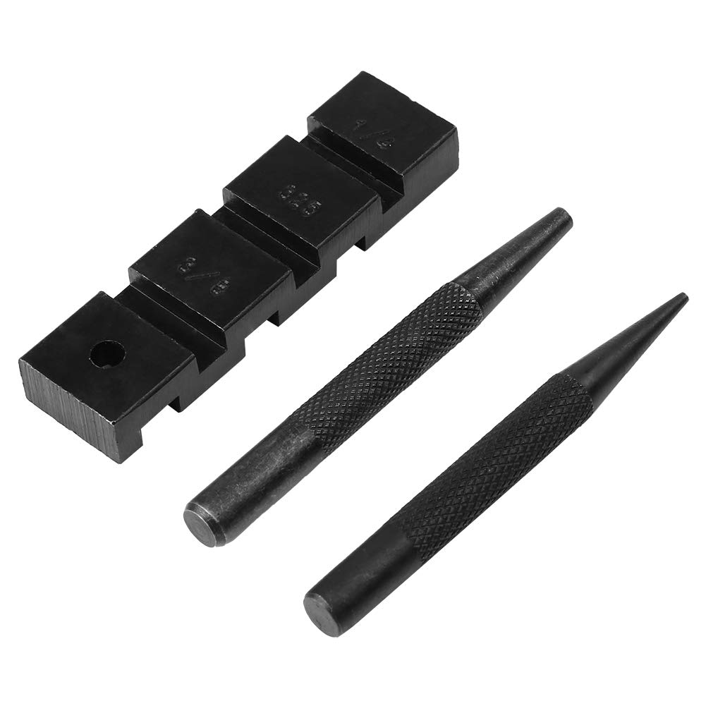 3Pcs Professional Chainsaw Chain Breaker & Joiner Tool Set - Heavy Duty Rivet Tool for Saw Chain Repair & Maintenance (Perfect for DIY Woodworking & Forestry Work)