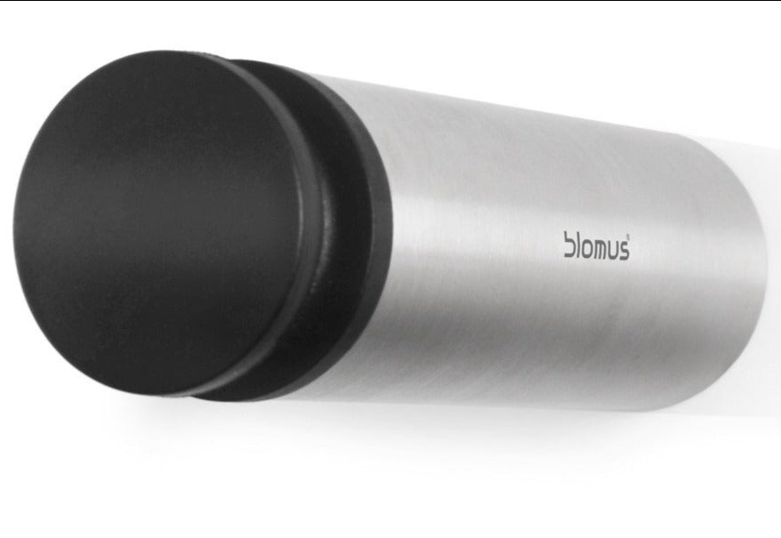 ENTRA Wall Mounted Doorstop 8cm - Heavy Duty Door Holder for Home, Office & Garage - Prevents Door Damage & Noise