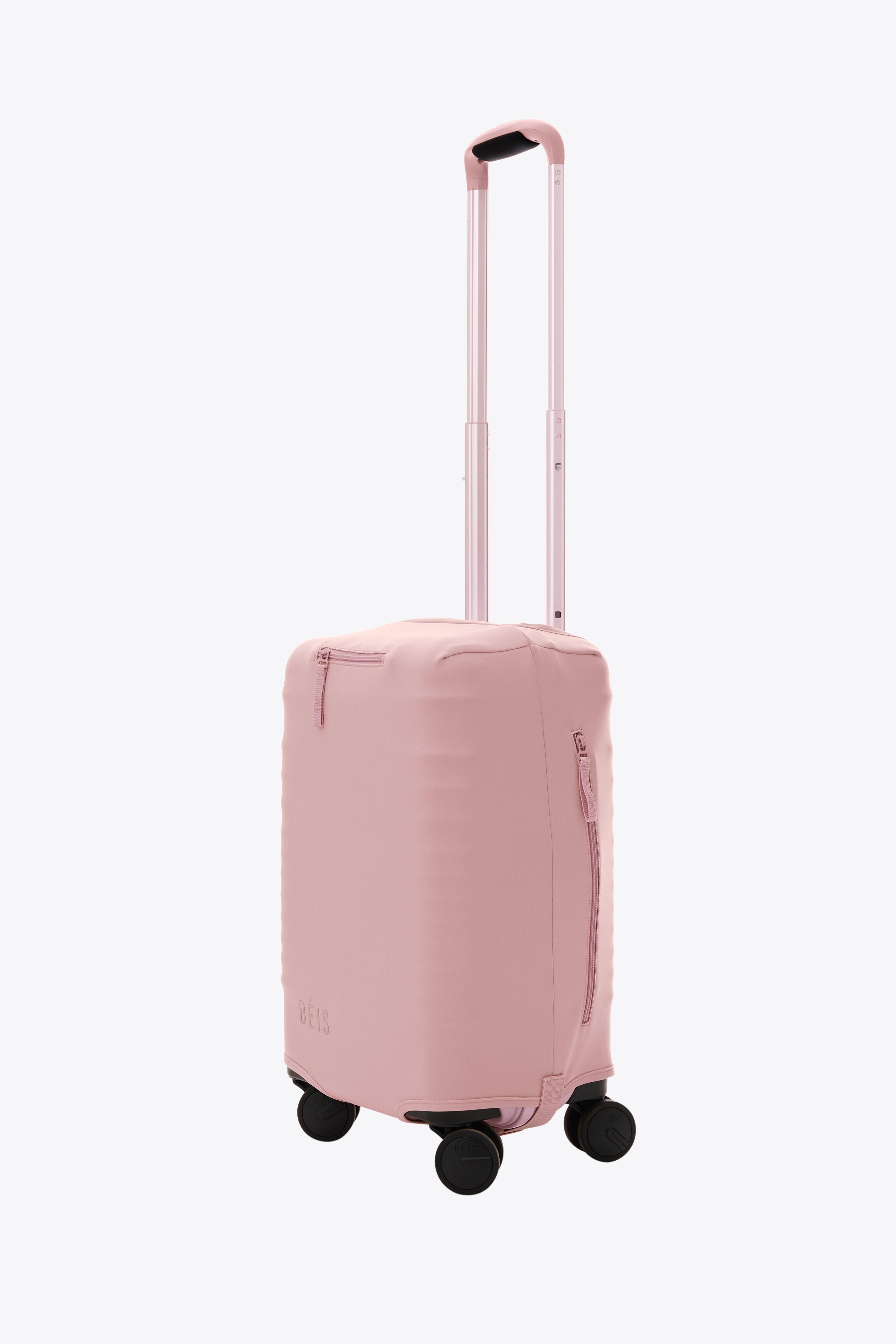 Atlas Pink Small Carry On Luggage Cover - Lightweight Waterproof Suitcase Protector for Air Travel, Business Trips & Weekend Getaways