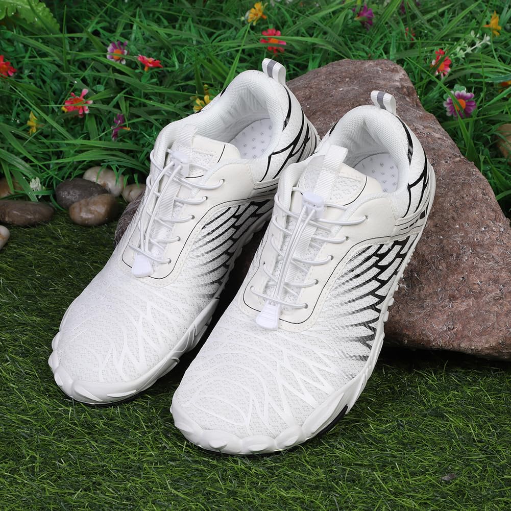 Barefoot Shoes for Men & Women - Minimalist Hiking & Trail Running Shoes | Zero Drop, Wide Toe Box, Non-Slip Sole | Breathable Quick-Dry Water Shoes for Outdoor Activities, Gym & Travel