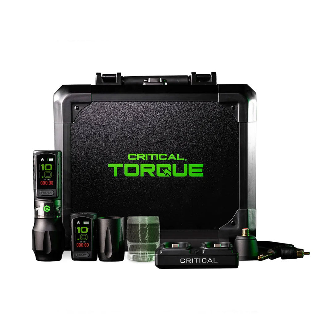Critical Torque 4.2mm Wireless Tattoo Machine Kit - Professional Cordless Tattoo Pen with Needles & Accessories - Perfect for Tattoo Artists and Beginners for Home & Studio Use