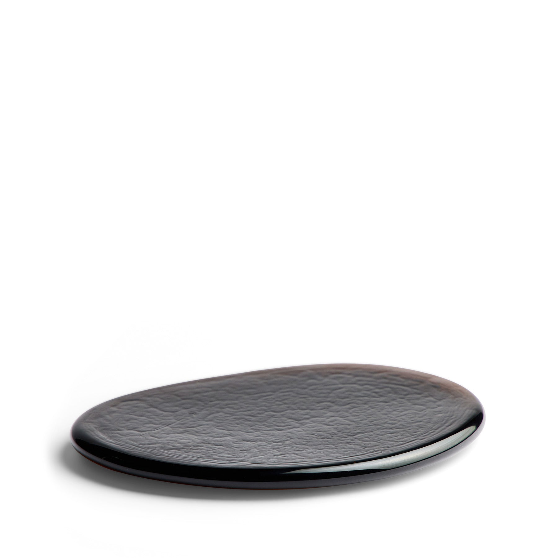 Eco-Friendly Recycled Glass Small Three-Legged Serving Platter - Perfect for Appetizers, Desserts & Charcuterie Displays