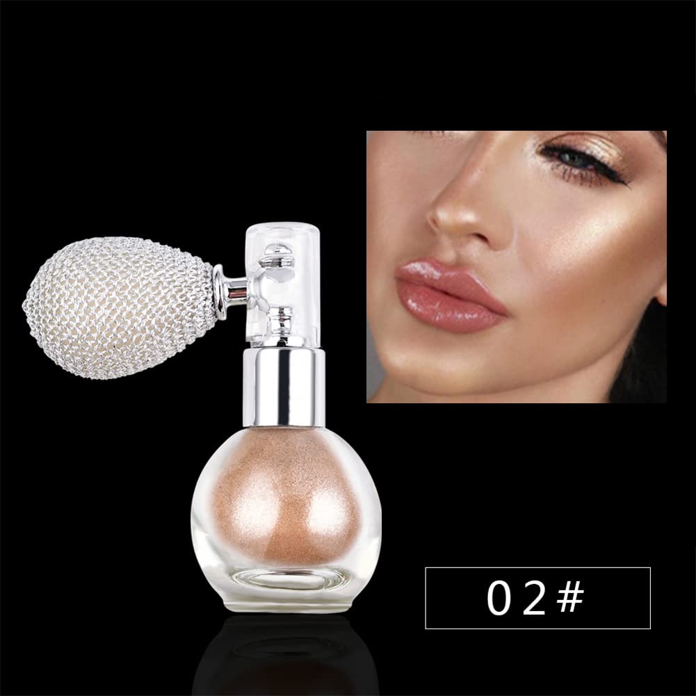 Glitter Spray Body Highlighter - Shimmer Makeup Pigment Powder with Aroma for Face & Body | Perfect for Festivals, Parties & Night Out Makeup