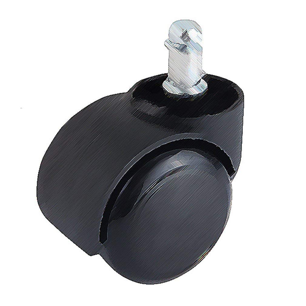 Universal 2 Inch Office Chair Casters - Heavy Duty Swivel Wheels for Computer Chairs, Desk Chairs & Rolling Furniture - Smooth Rolling PU Wheels for Hardwood Floors & Carpets