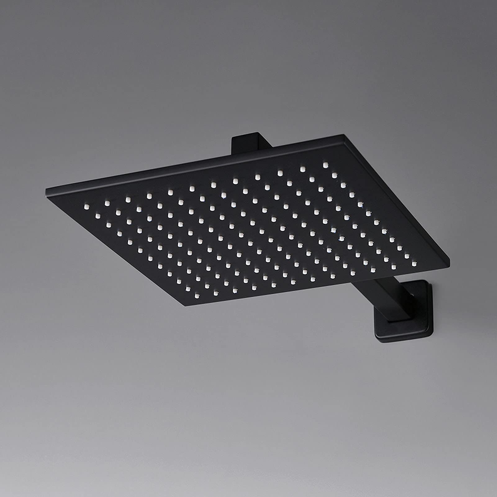 Premium Matte Black Shower Faucet Set - 10