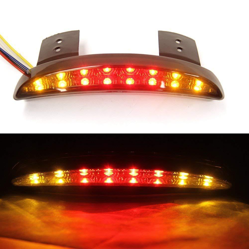 Harley Davidson Sportster LED Taillight Upgrade Kit with Integrated Turn Signal - Compatible with Chopped Fender Models | Enhanced Visibility & Safety for Night Riding & Custom Motorcycle Builds