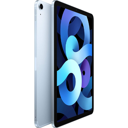 Apple iPad Air 4th Generation (10.9-inch, 64GB) - Sky Blue (WiFi + Cellular) - Perfect for Work, Study & Entertainment On The Go
