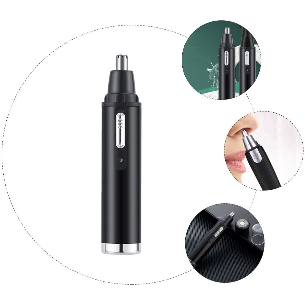 Professional Men's Grooming Kit - Nose Hair Trimmer, Mustache Trimmer, Eyebrow Trimmer & Facial Hair Remover with Oil Cleanser - Home & Travel Hair Removal Tool for Men's Grooming Routine