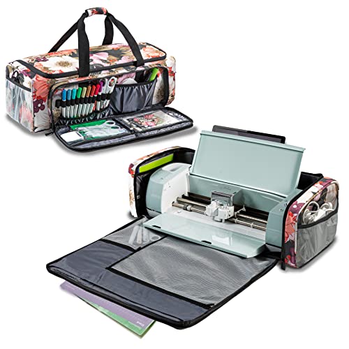 Durable Cricut Maker Storage Bag - Compatible with Cricut Maker, Maker 3, Explore Air 2, Explore 3 - Large Opening Carrying Case for Cricut Accessories - Perfect for Crafting, Sewing Projects & Machine Protection