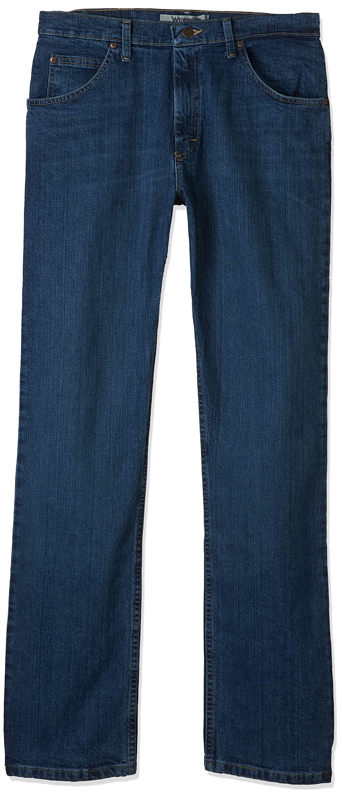 Wrangler Authentics Men's Classic Straight Fit Jeans - Comfortable Denim Pants for Casual Wear, Work & Outdoor Activities