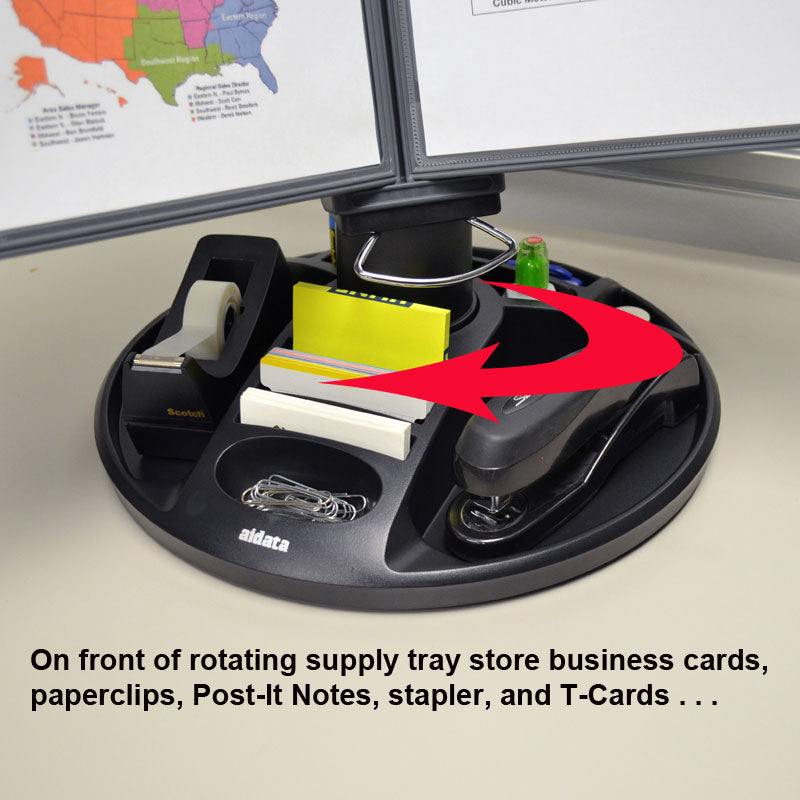 SpinFile™ 30 Pocket Desktop Document Organizer - Premium File Folder for Office, Home & School Use - Perfect for Bills, Receipts & Important Papers