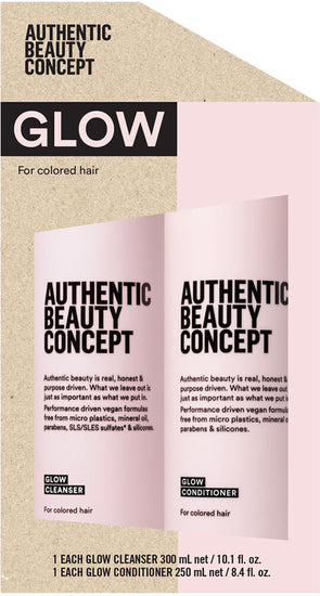 Authentic Beauty Concept Glow Holiday Duo - Limited Edition Skincare Set for Radiant Skin | Perfect for Holiday Gifting & Winter Glow Routine