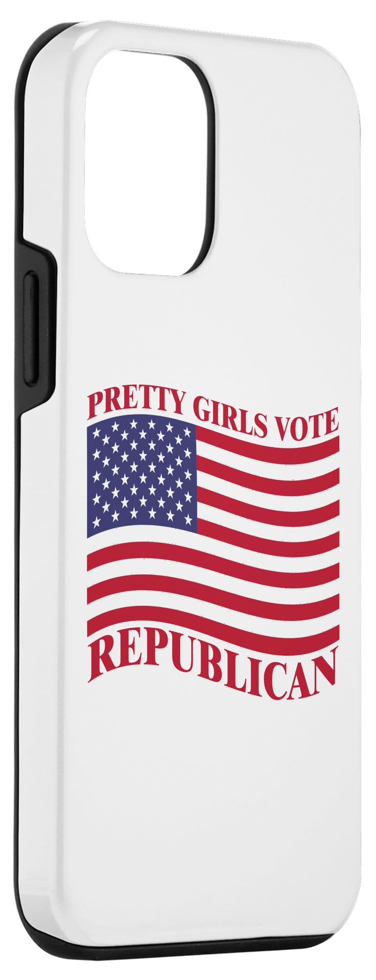 iPhone 12 Mini Case - Patriotic USA Flag Design | Republican Party Support | Slim Protective Cover for iPhone 12 Mini | Perfect for Political Events, Campaigns & Conservative Pride
