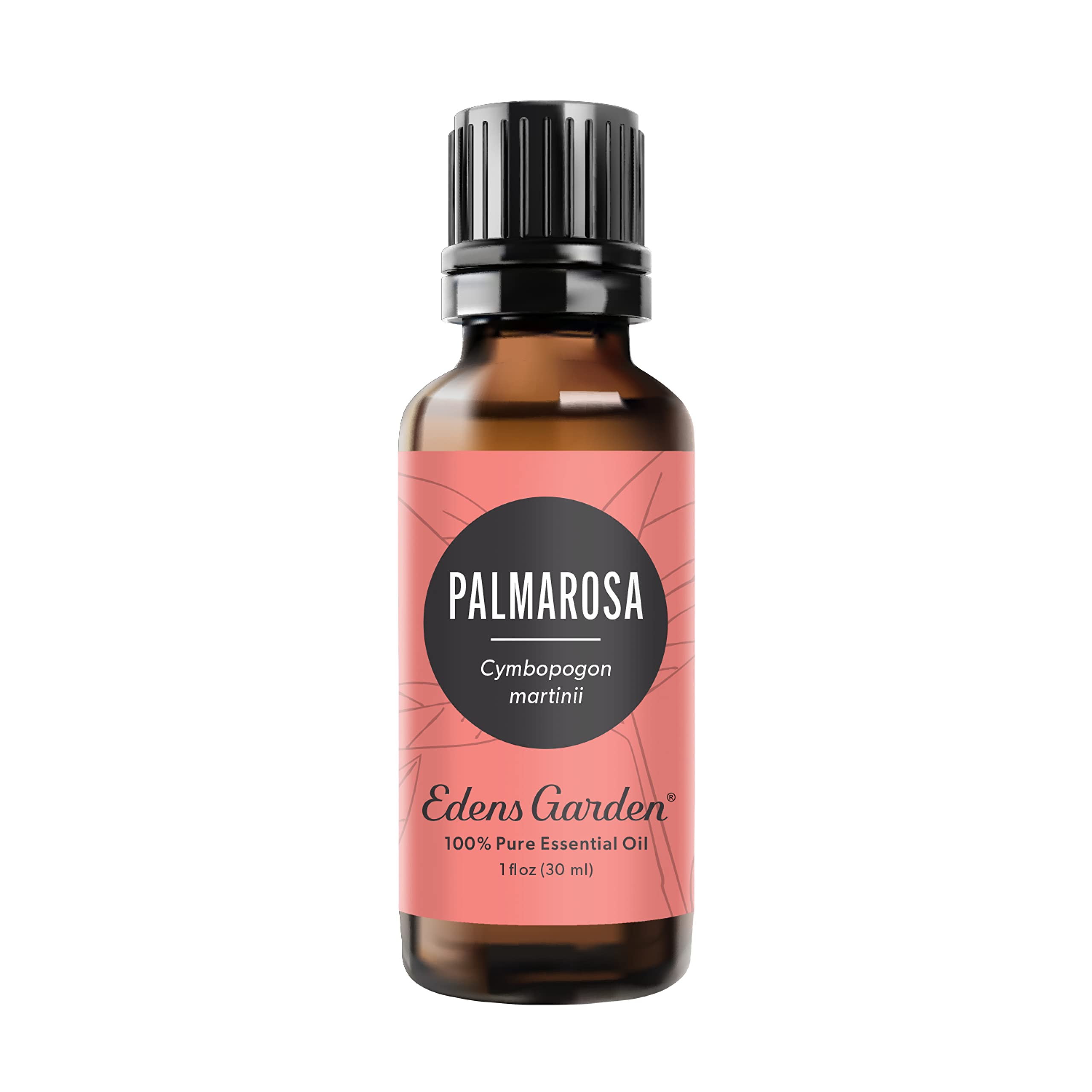 Edens Garden 100% Pure Palmarosa Essential Oil - Premium Grade, Undiluted, Natural Therapeutic Aromatherapy Oil for Diffusers, Skin Care, Candles & Laundry | 30ml (1 fl oz) | Perfect for Relaxation, Stress Relief & Home Fragrance