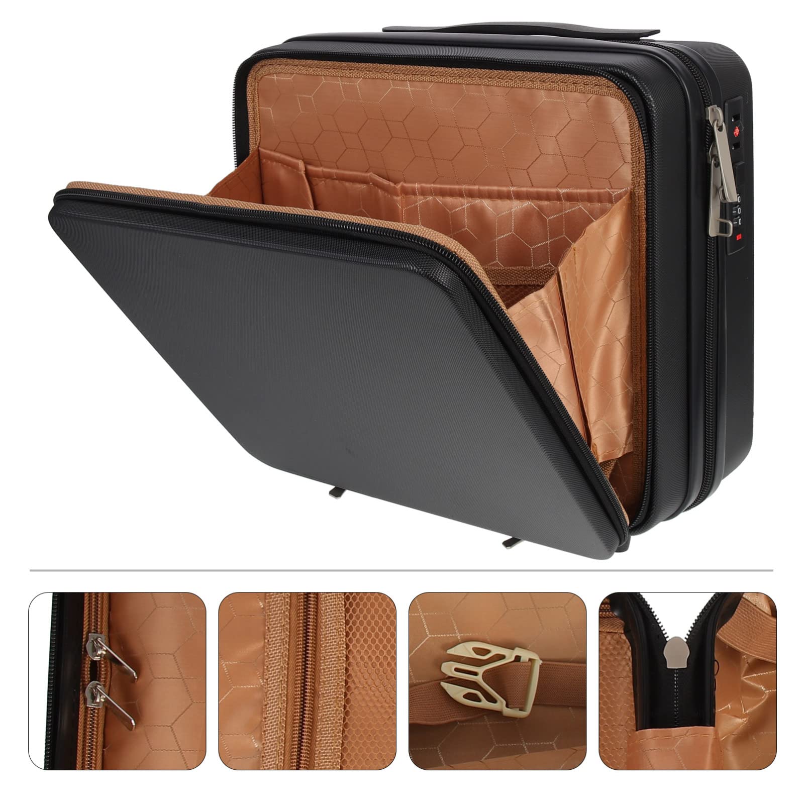 PRETYZOOM Kids Travel Makeup Suitcase - Hard Shell Cosmetic Organizer with Luggage for Girls, Portable Beauty Case for Travel, School & Sleepovers | Perfect for Cosmetics, Toiletries & Accessories Storage
