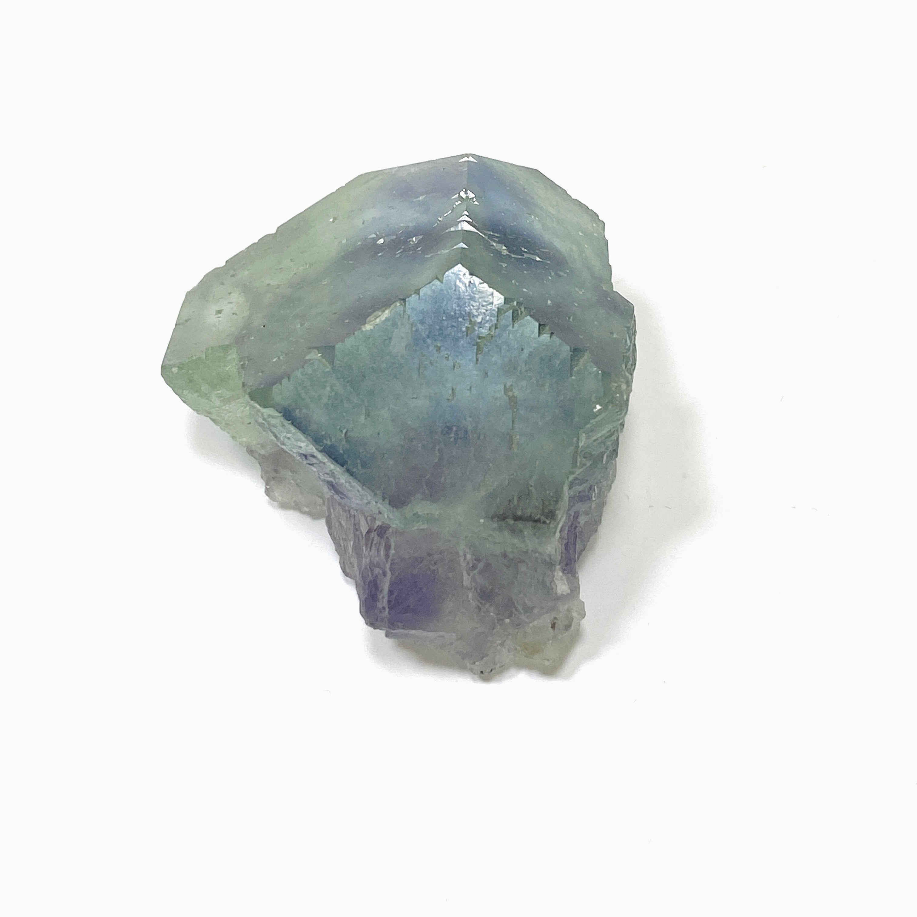 Natural Rainbow Fluorite Crystal Specimen - Healing Stone for Meditation, Energy Work & Home Decor (FLU 06)