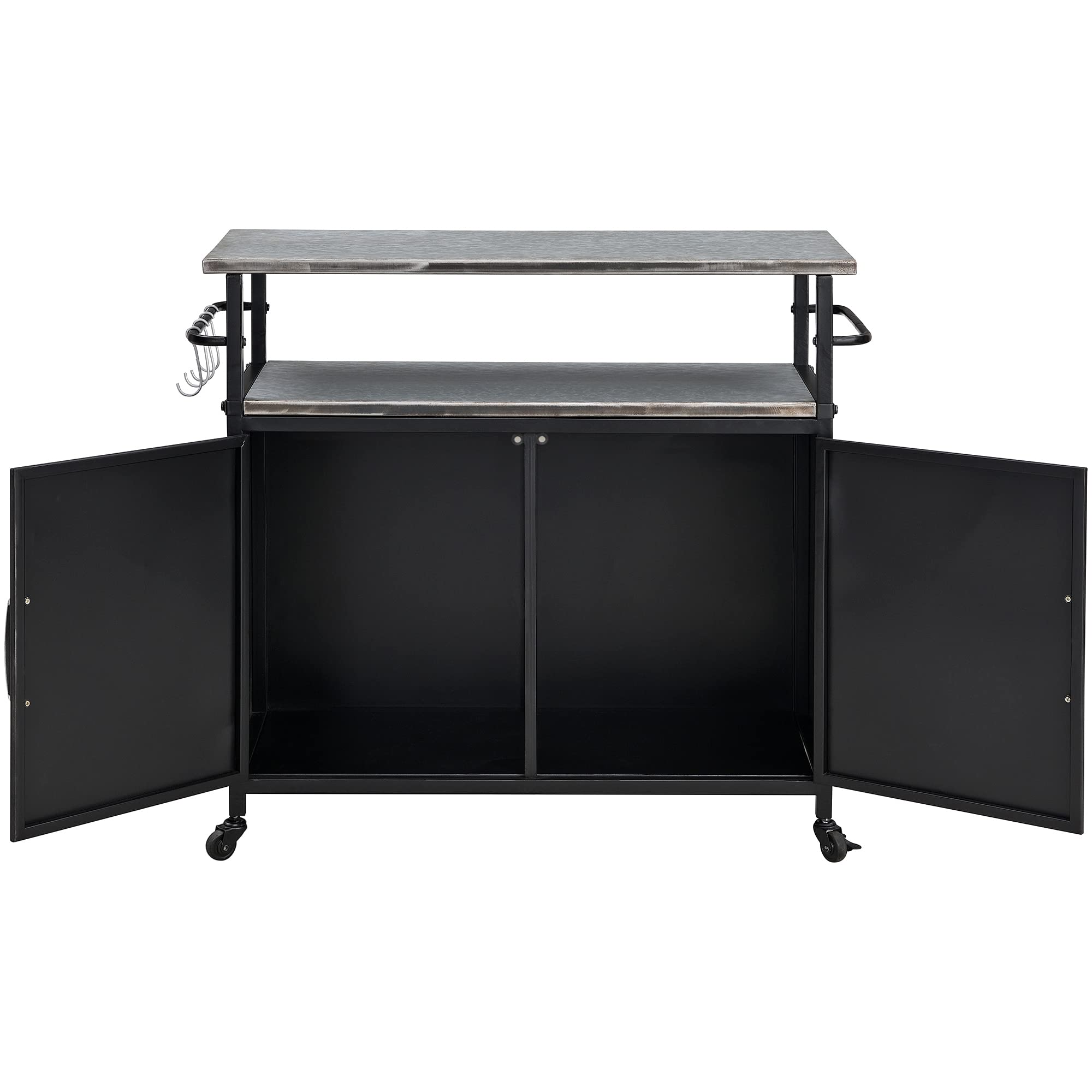 FirsTime & Co. Black Davidson Outdoor Grill Cart - 31.5