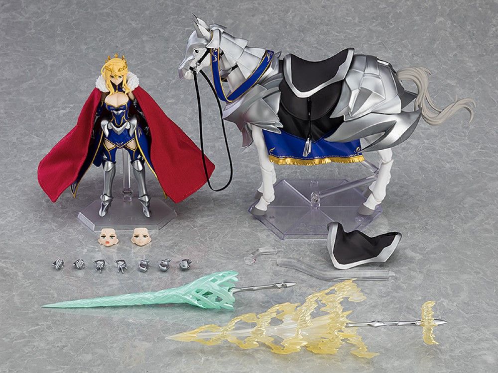 Fate/Grand Order Figma 568 DX Lancer/Altria Pendragon Action Figure - Collectible Anime Toy for Display & Cosplay | Perfect for Fans, Gift Giving & Home Decor
