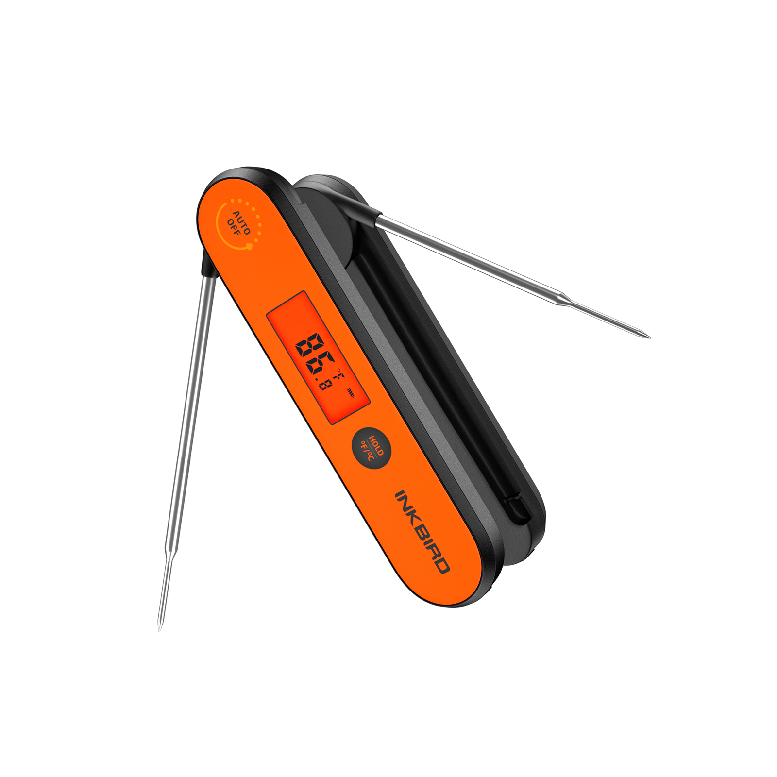 Instant Read Digital Meat Thermometer for Cooking, Grilling, BBQ - Fast & Accurate IHT-1P - Perfect for Kitchen, Outdoor Grilling, and Food Safety Checks