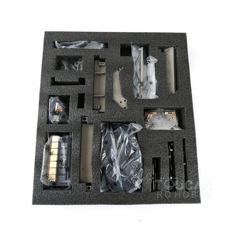 1/14 Scale LESU Hydraulic RC Truck Crane A0014 Kit - Upgrade Remote Control Tractor Excavator Loader for TAMIYA | Durable Construction Toy for Adults & Kids | Perfect for Construction Site Play & Model Collection