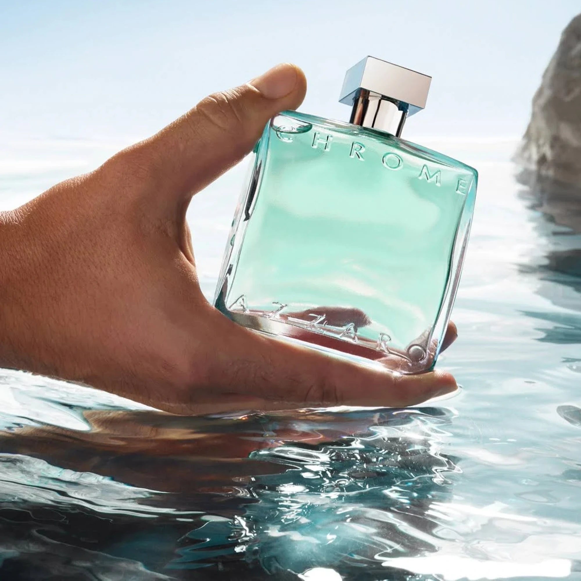 Chrome Azure 3.4 oz Cologne for Men - Fresh & Long-Lasting Fragrance for Everyday Wear, Date Night & Special Occasions