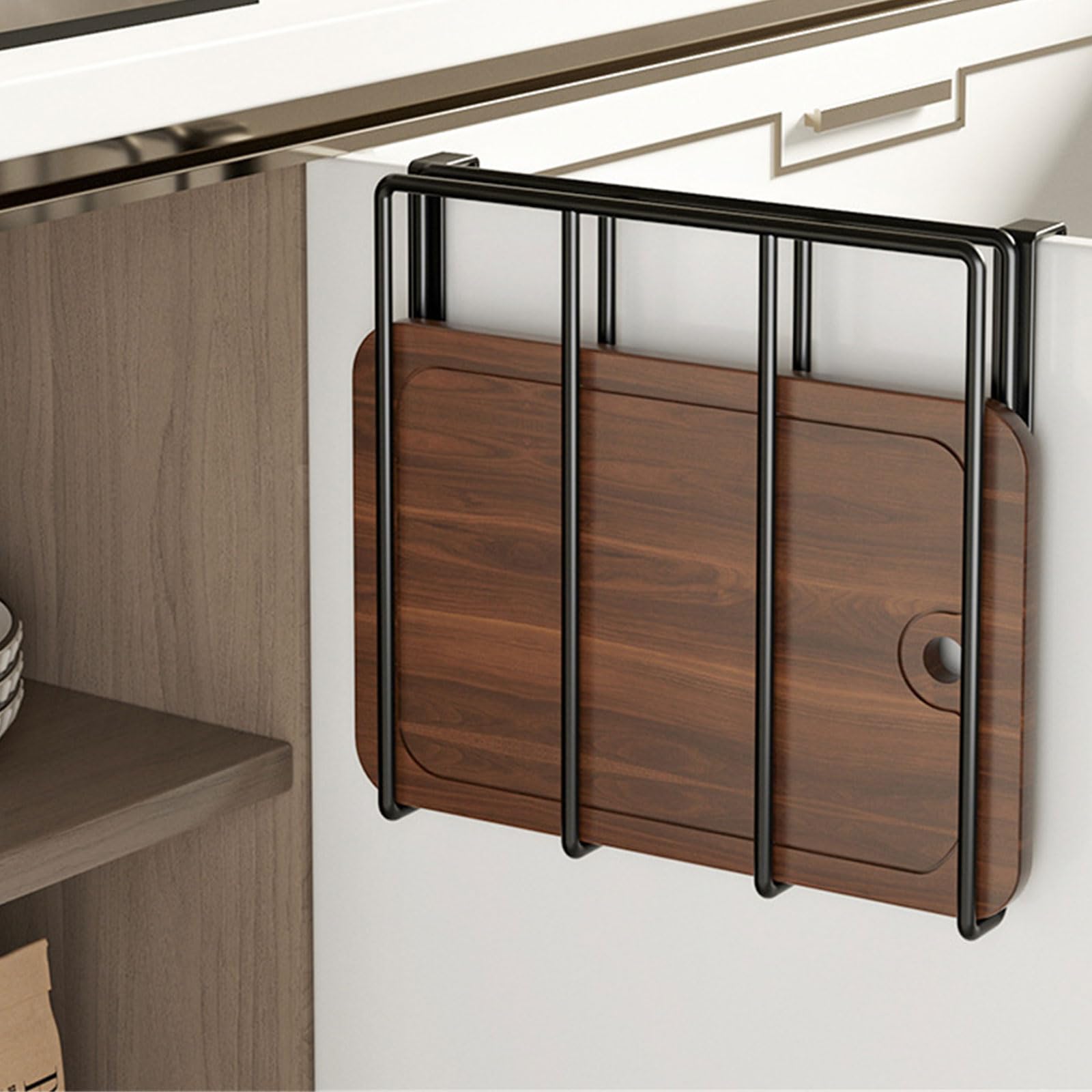 HUANIZI Space-Saving Kitchen Utensil Organizer - Elegant Cabinet Storage Rack for Efficient Kitchen Organization | Perfect for Small Spaces and Home Cooks
