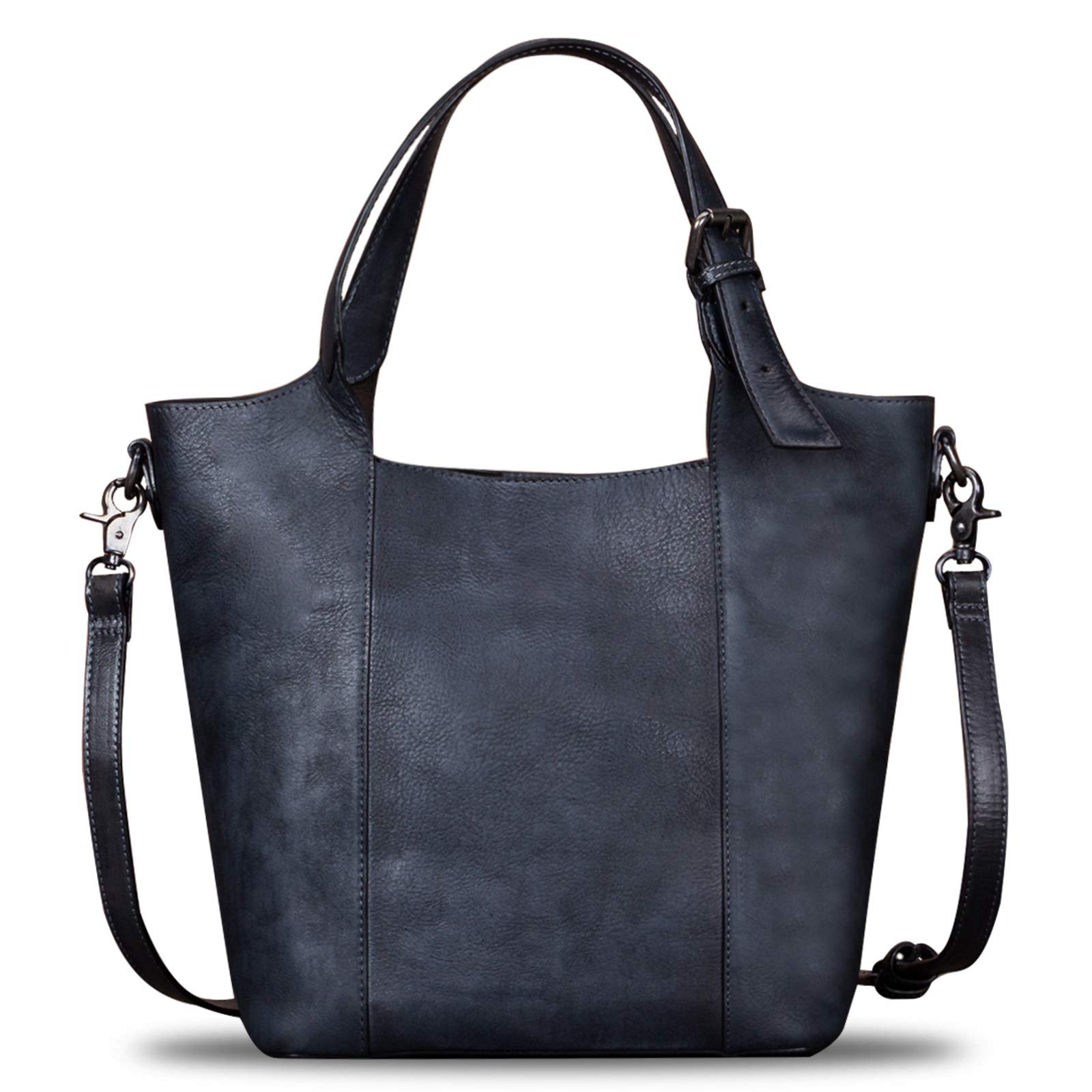 Genuine Leather Handbag for Women - Vintage Handmade Cowhide Shoulder Bag, Tote Purse, Satchel Crossbody & Top-Handle Bag - Perfect for Work, Travel & Everyday Use