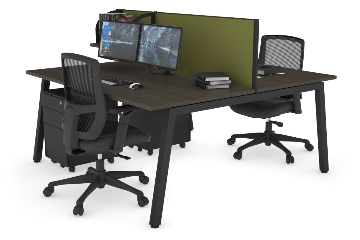 Quadro 2 Person Office Workstation - 47.2