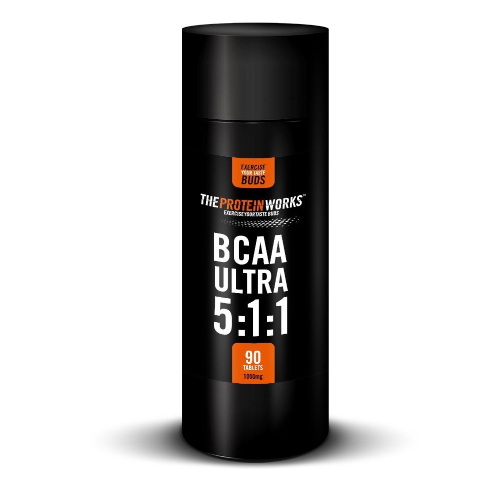 THE PROTEIN WORKS BCAA Ultra 5:1:1 Ratio - Premium Branched Chain Amino Acid Supplement - 90 Tablets for Muscle Recovery & Growth - Ideal for Workout, Fitness & Bodybuilding