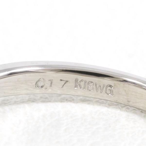 18K White Gold Diamond Ring for Women - Elegant Solitaire Engagement & Wedding Band - Perfect for Proposals, Anniversaries, and Special Occasions