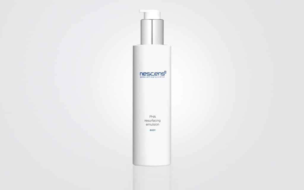 PHA Resurfacing Body Emulsion - Gentle Exfoliating Moisturizer for Smooth & Glowing Skin | Perfect for Dry, Sensitive Skin & Post-Workout Care
