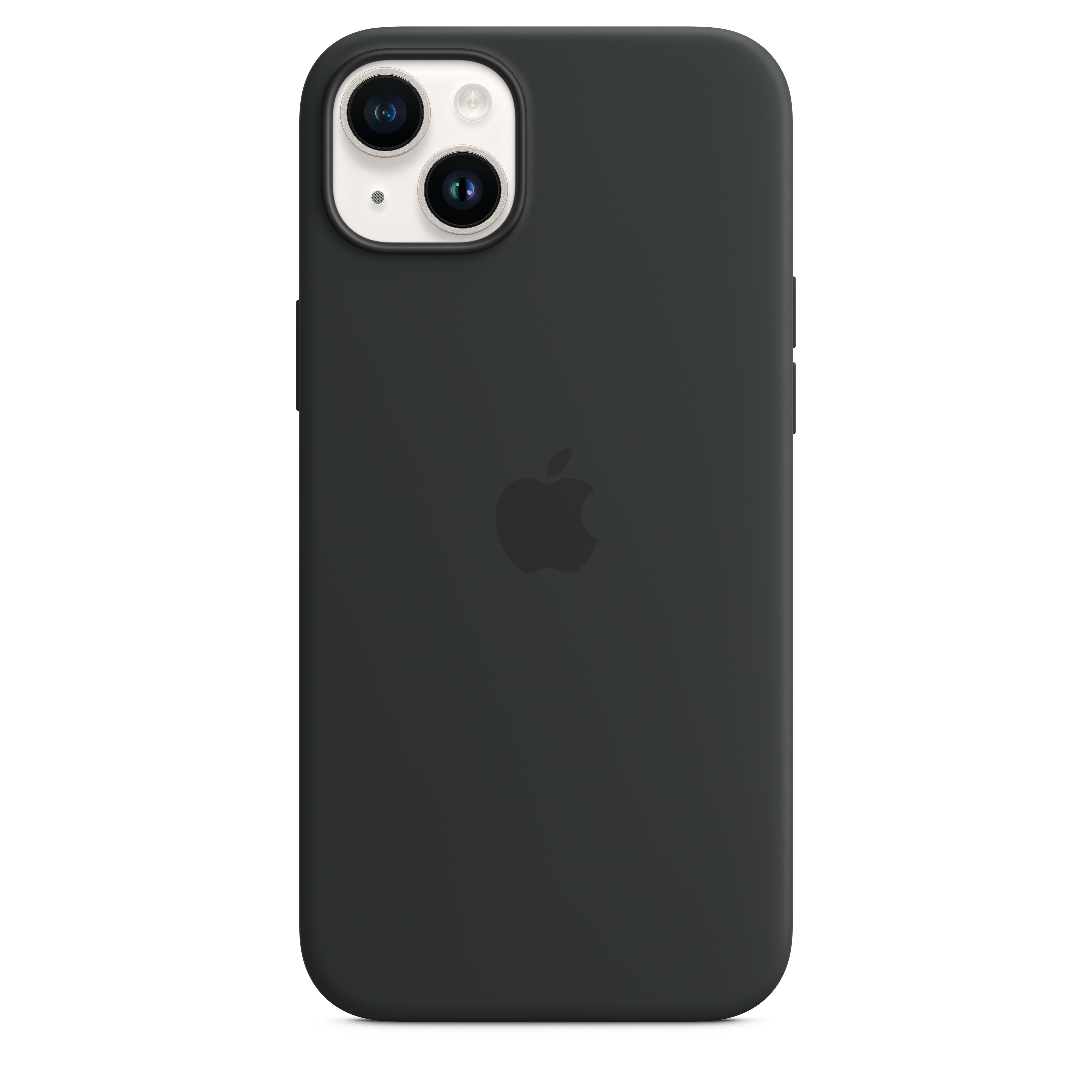 Magnetic Silicone Case for iPhone 14 Plus with MagSafe - Midnight Black | Slim Protective Cover for Everyday Use & Wireless Charging
