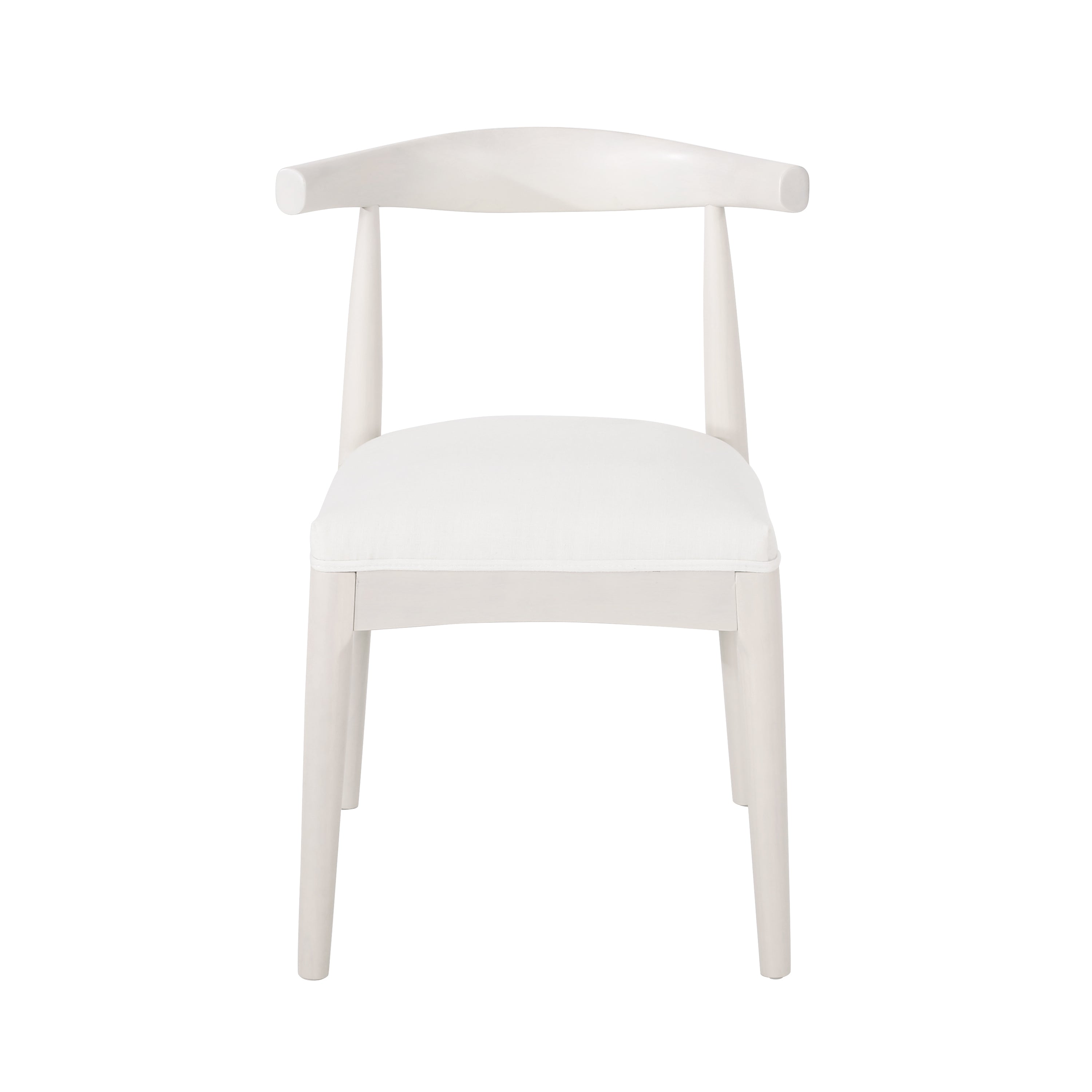 Modern Dining Chairs Set of 2 - Comfortable Kitchen Chairs with Padded Seat - Perfect for Dining Room, Kitchen, Breakfast Nook & Small Spaces