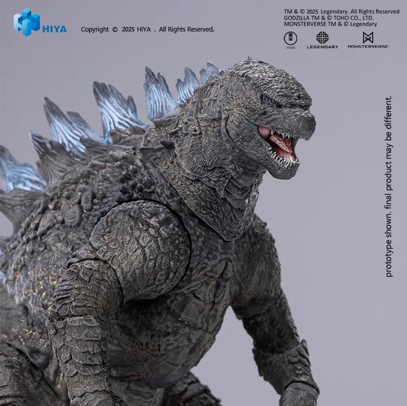 HIYA 7-inch 18cm Godzilla 2014 Translucent Version Action Figure - Exquisite Collectible for Movie Fans & Display