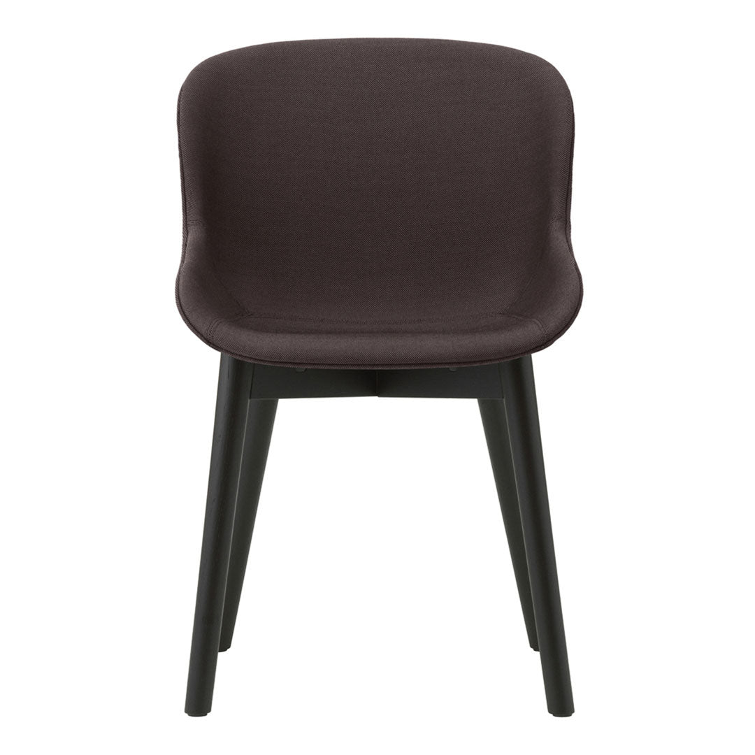 Hyg Side Chair with Wood Base & Full Upholstery - Modern Dining Chair for Kitchen, Living Room & Office