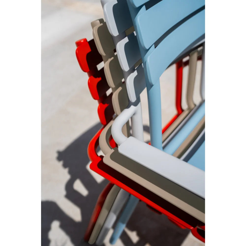 ALUA Outdoor Stackable Dining Chairs - Lightweight, Weather-Resistant, Durable for Patio, Garden, Poolside & Backyard Use