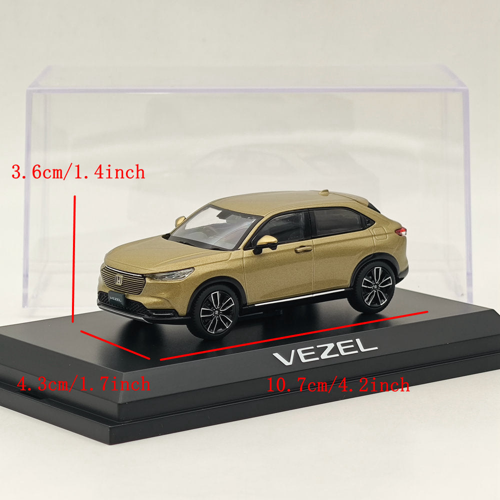 1/43 Scale Hobby Japan Honda VEZEL e:HEV Z Sand Khaki Diecast Model Car - HJ432002K - Perfect for Collectors & Car Enthusiasts Display